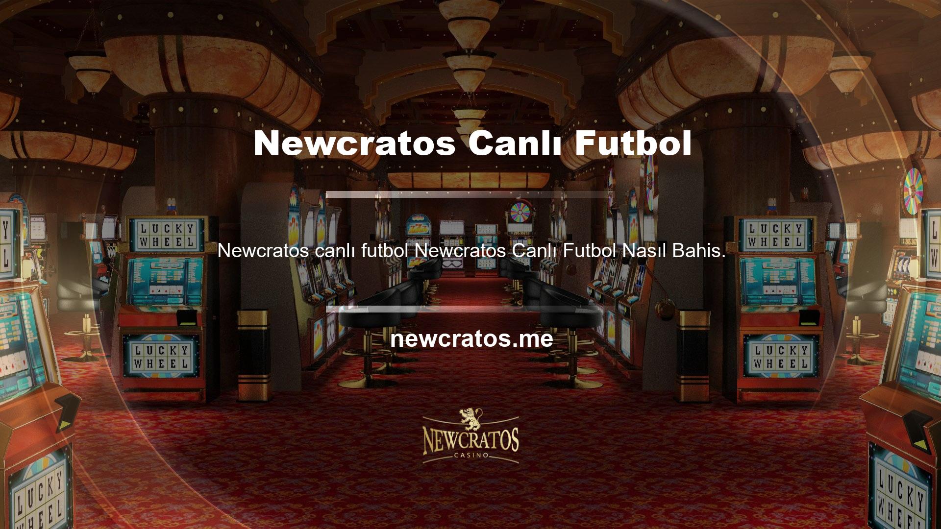 Newcratos Live Futbol Bahisleri öncesi seçeneği kullanılarak değerlendirilebilir